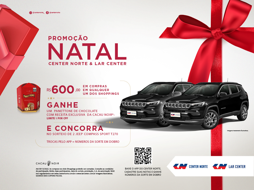 Promoção de Natal 2022 - Shopping Center Norte Promoção de Natal 2022 - Shopping Center Norte
